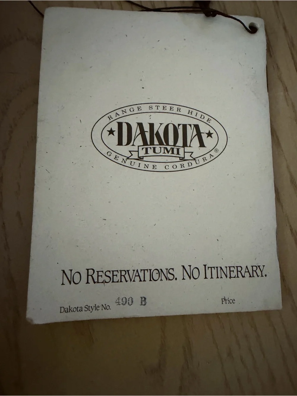 Vintage TUMI Leather toiletry bag from their Dakota Collection